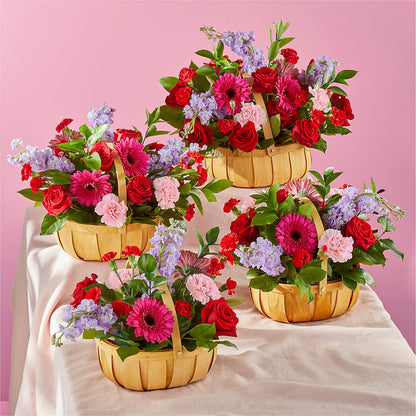 Pink Picnic Basket –  Gathered Blooms By Emily, Fairburn GA