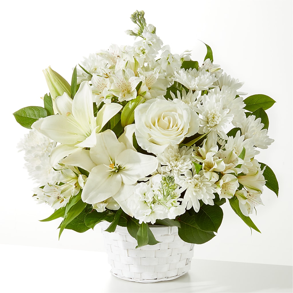 Peaceful Reflections Arrangement –  Gathered Blooms By Emily, Fairburn GA