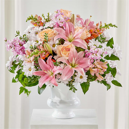 Heartfelt Gesture Urn Arrangement –  Gathered Blooms By Emily, Fairburn GA