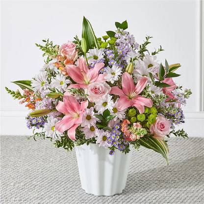 Abundant Compassion Floor Basket –  Gathered Blooms By Emily, Fairburn GA