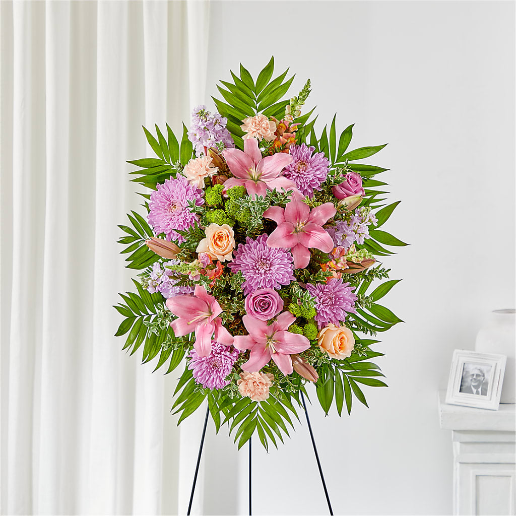 Love & Light Standing Spray –  Gathered Blooms By Emily, Fairburn GA