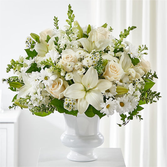 Uplifting Urn Arrangement –  Gathered Blooms By Emily, Fairburn GA