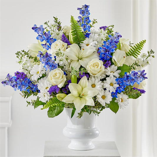 Expressions of Hope Urn Arrangement –  Gathered Blooms By Emily, Fairburn GA