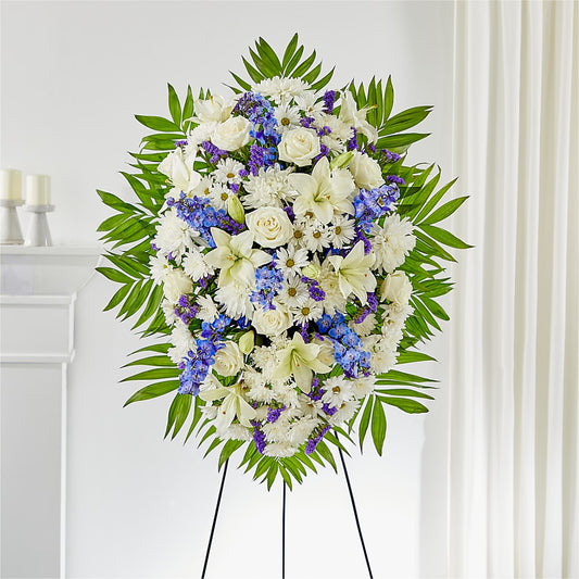 At Rest Standing Spray –  Gathered Blooms By Emily, Fairburn GA