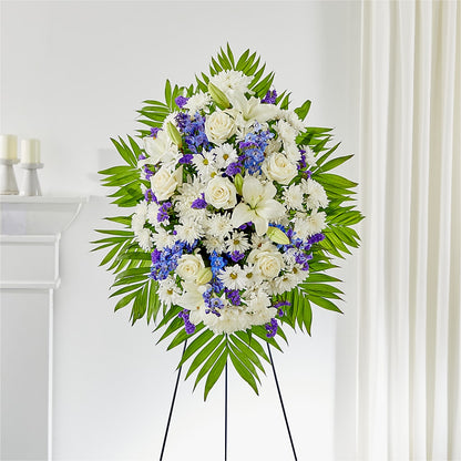 At Rest Standing Spray –  Gathered Blooms By Emily, Fairburn GA