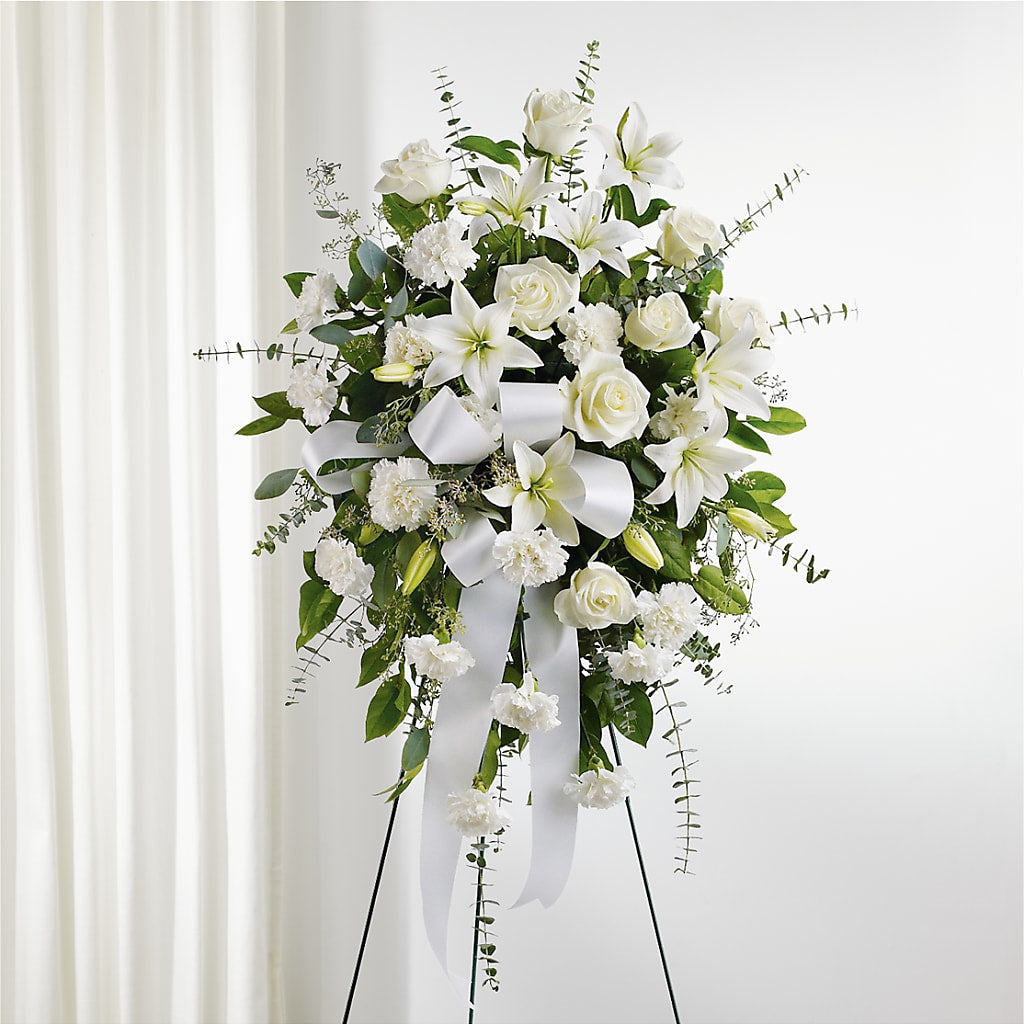 With Care Standing Spray –  Gathered Blooms By Emily, Fairburn GA