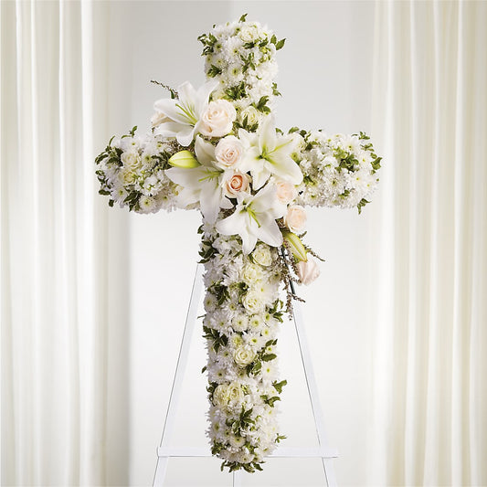 Spiritual Guidance Standing Spray –  Gathered Blooms By Emily, Fairburn GA