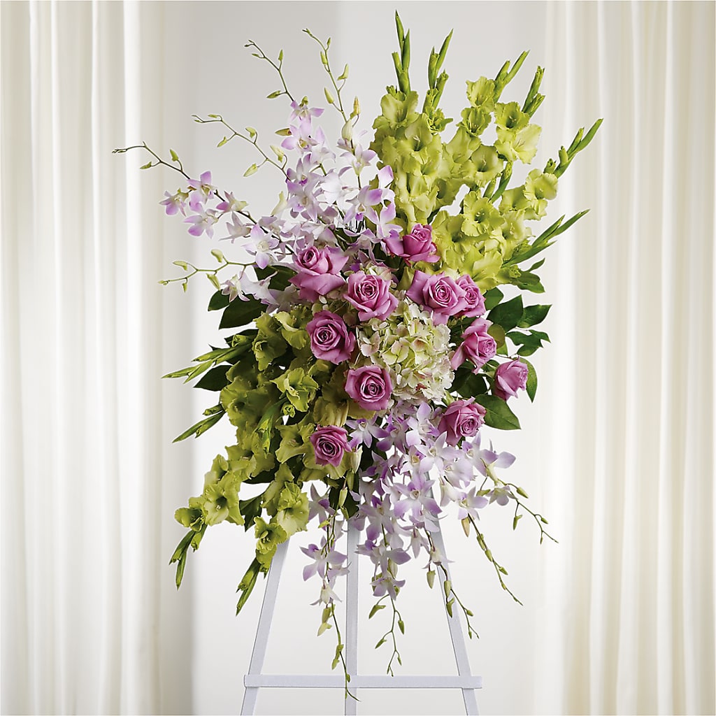 Lasting Legacy Standing Spray –  Gathered Blooms By Emily, Fairburn GA