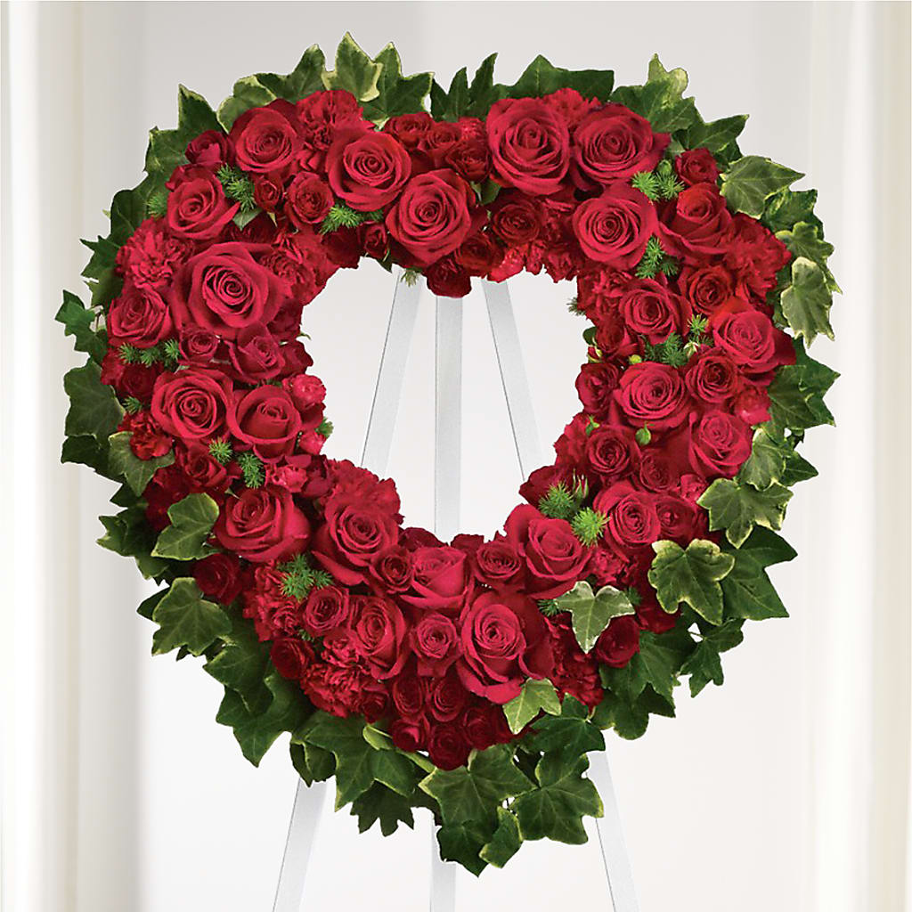 Wholehearted Standing Spray –  Gathered Blooms By Emily, Fairburn GA