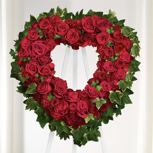 Wholehearted Standing Spray –  Gathered Blooms By Emily, Fairburn GA
