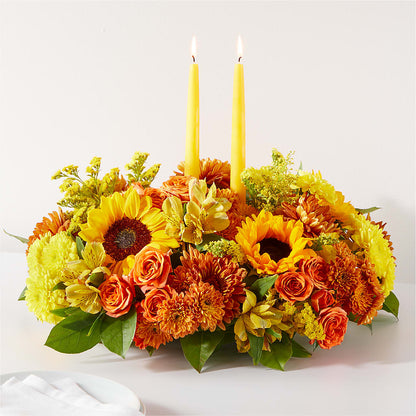 Autumn Harmony Centerpiece –  Gathered Blooms By Emily, Fairburn GA