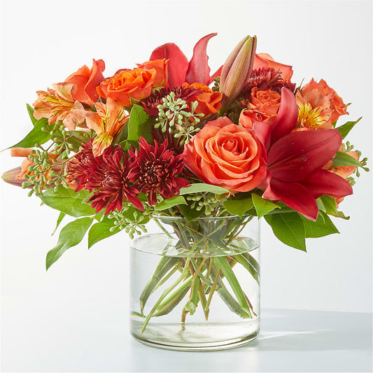 Crimson Leaves Bouquet –  Gathered Blooms By Emily, Fairburn GA