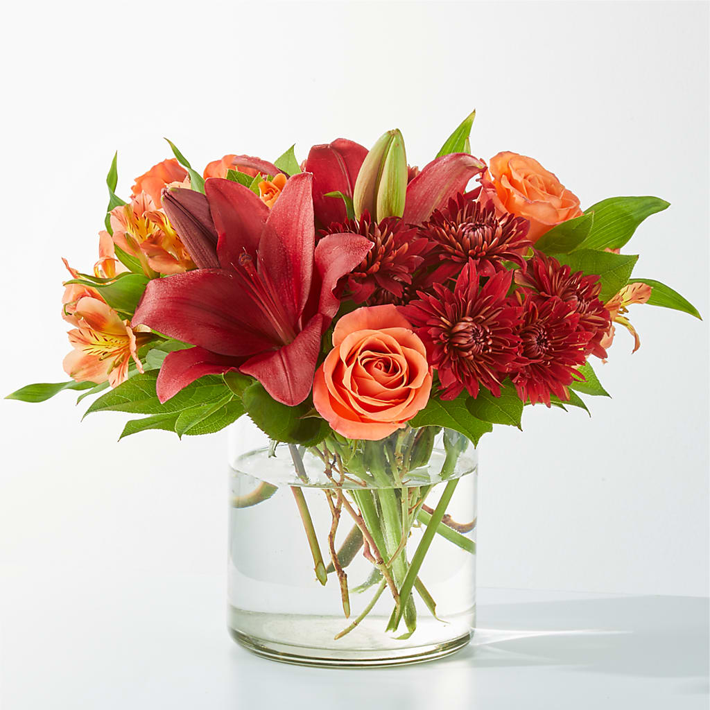 Crimson Leaves Bouquet –  Gathered Blooms By Emily, Fairburn GA