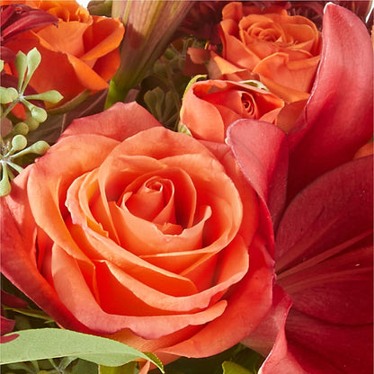 Crimson Leaves Bouquet –  Gathered Blooms By Emily, Fairburn GA