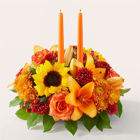 Grateful Centerpiece –  Gathered Blooms By Emily, Fairburn GA