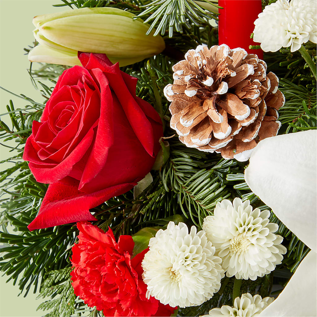 Seasonal Festivities Centerpiece –  Gathered Blooms By Emily, Fairburn GA