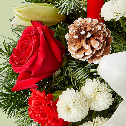 Seasonal Festivities Centerpiece –  Gathered Blooms By Emily, Fairburn GA