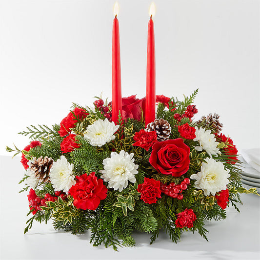 Holiday Soiree Centerpiece –  Gathered Blooms By Emily, Fairburn GA