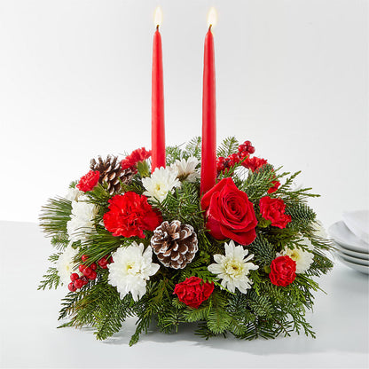 Holiday Soiree Centerpiece –  Gathered Blooms By Emily, Fairburn GA