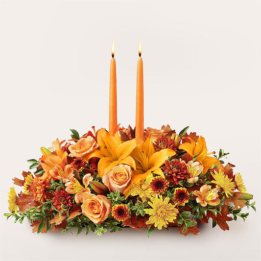 Traditions Centerpiece –  Gathered Blooms By Emily, Fairburn GA
