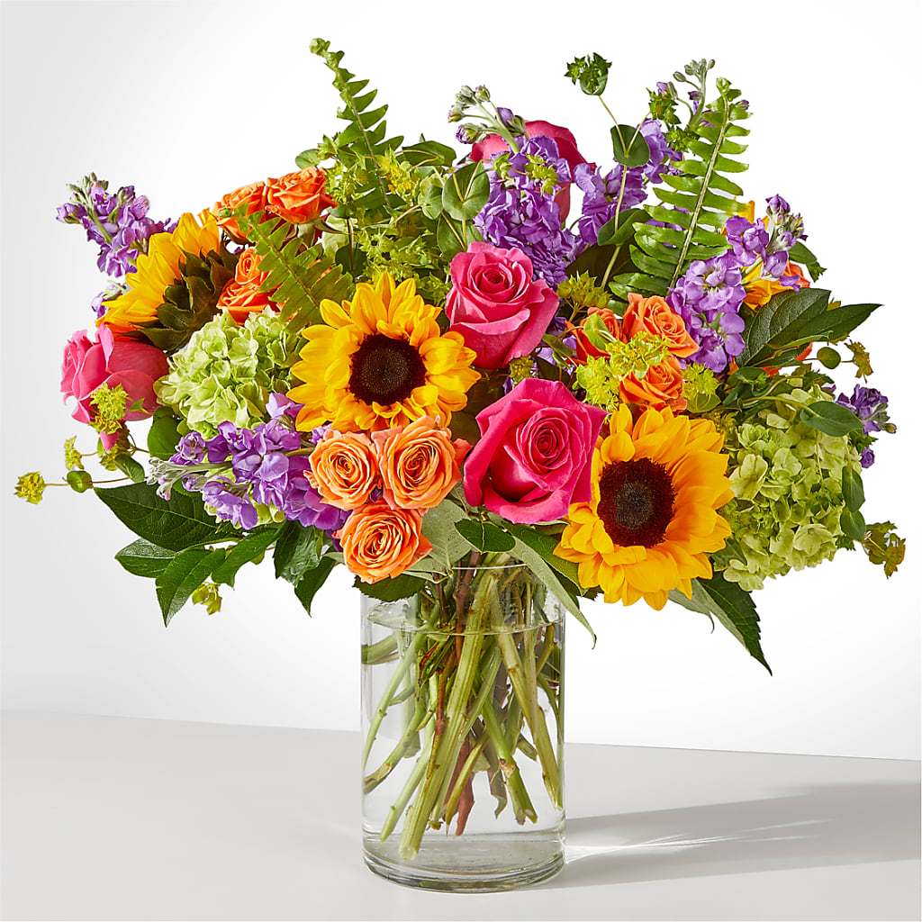 Vibrant Greetings Bouquet –  Gathered Blooms By Emily, Fairburn GA