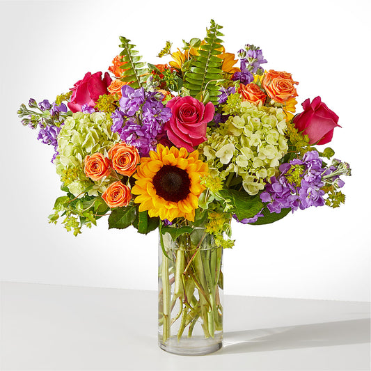 Vibrant Greetings Bouquet –  Gathered Blooms By Emily, Fairburn GA