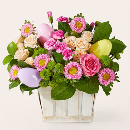 Get Eggcited Basket –  Gathered Blooms By Emily, Fairburn GA