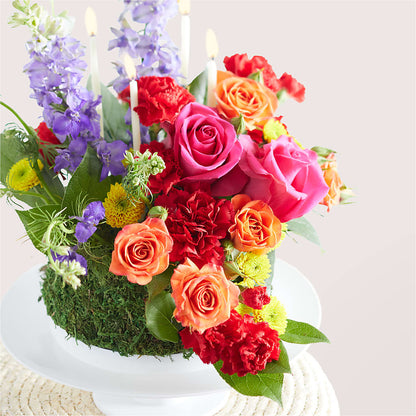 Best Year Yet Floral Cake –  Gathered Blooms By Emily, Fairburn GA