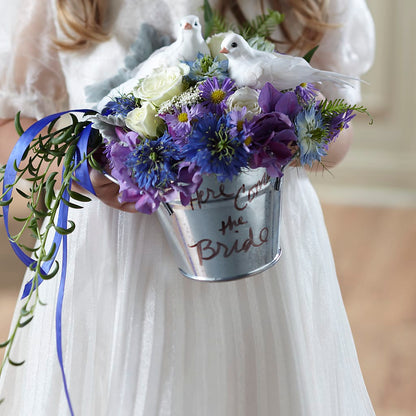 Enchantment Flower Girl Arrangement –  Gathered Blooms By Emily, Fairburn GA