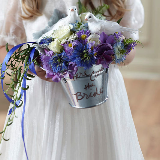Enchantment Flower Girl Arrangement –  Gathered Blooms By Emily, Fairburn GA