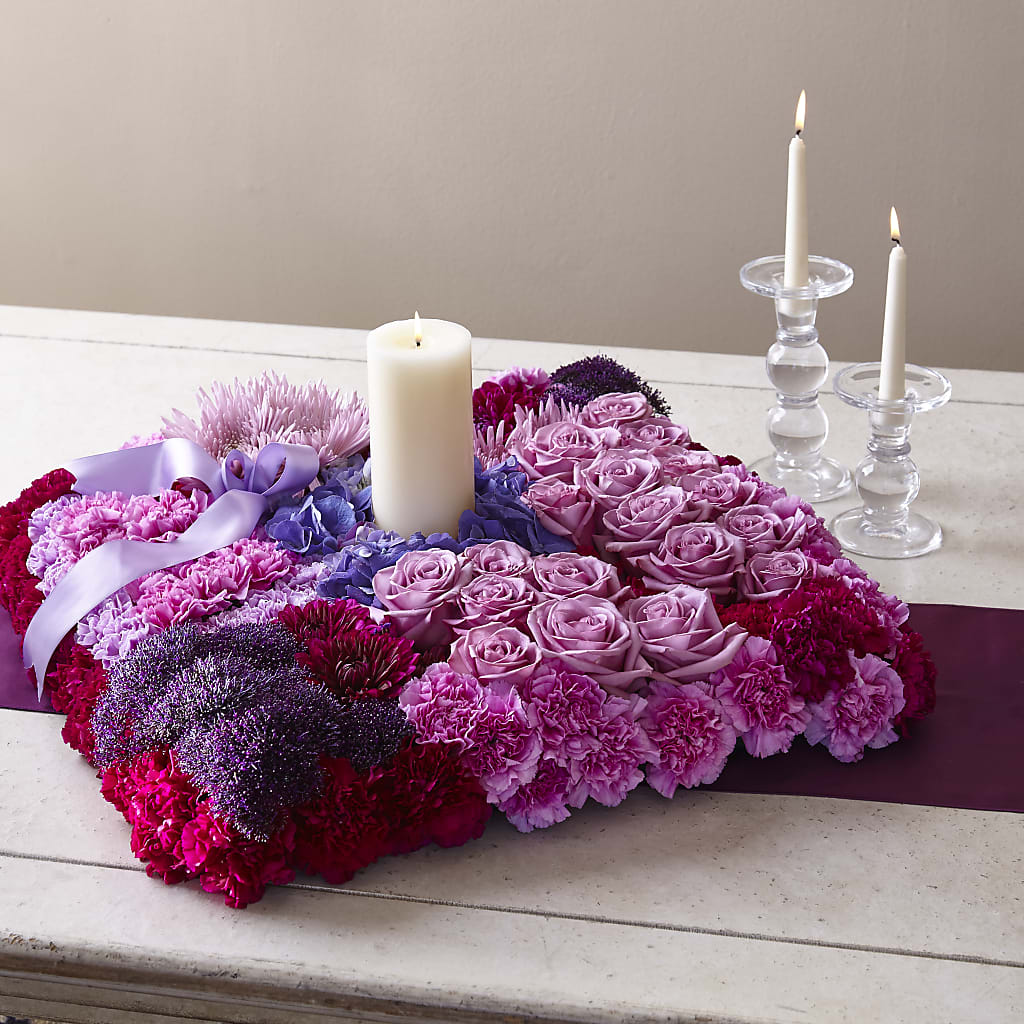 Promise of Love Unity Arrangement –  Gathered Blooms By Emily, Fairburn GA