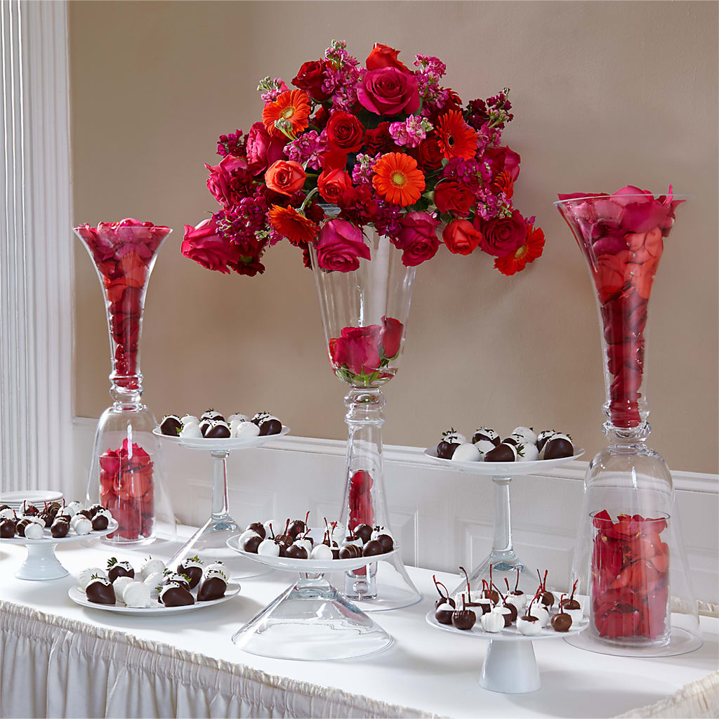 Life's Sweetness Centerpiece –  Gathered Blooms By Emily, Fairburn GA