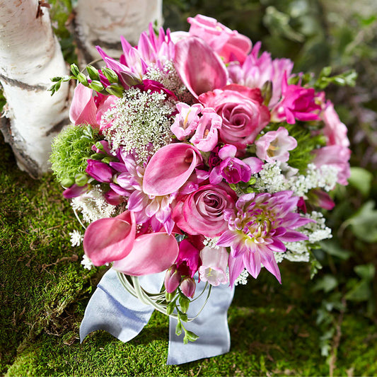 Pink Profusion Bouquet –  Gathered Blooms By Emily, Fairburn GA