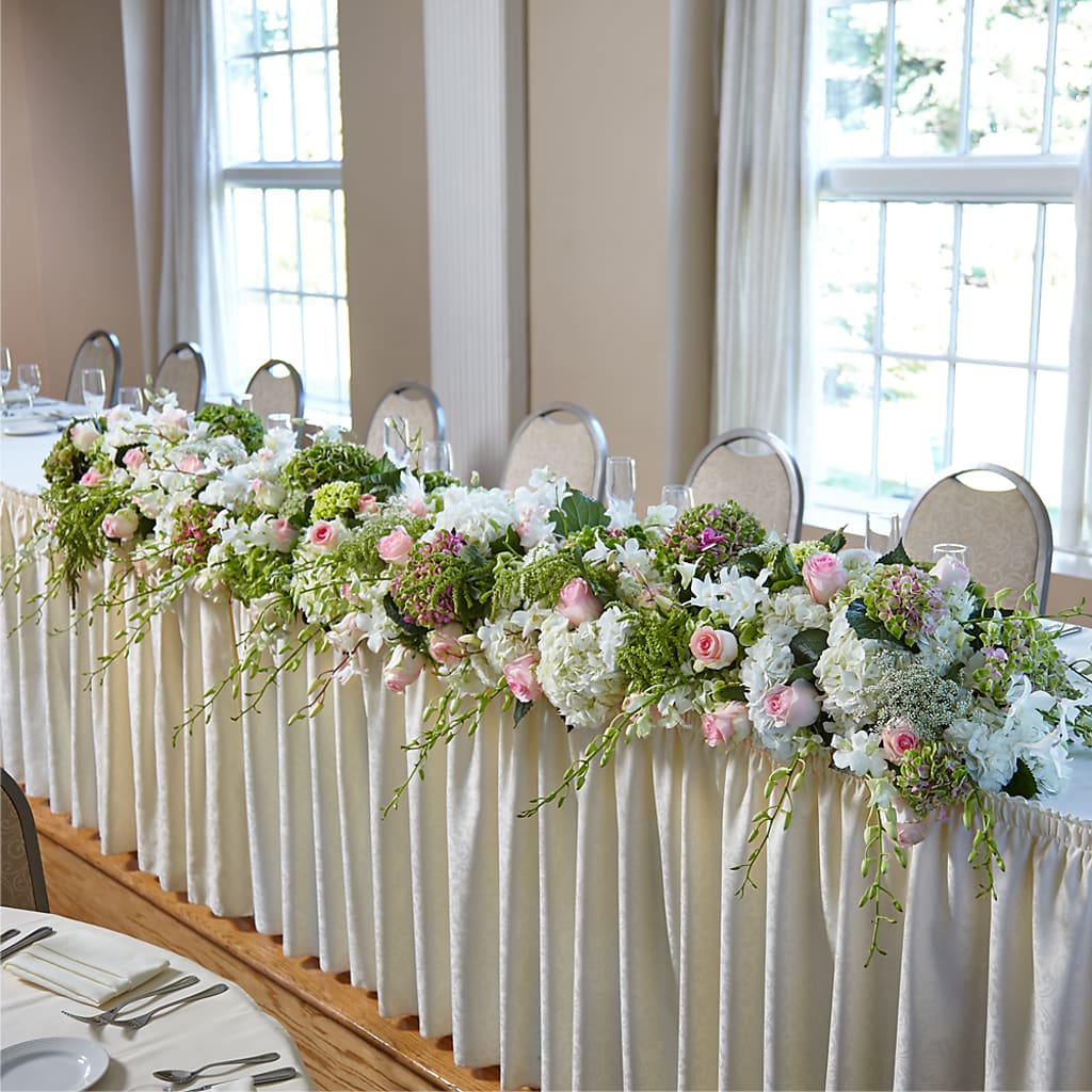 State of Joy Head Table Arrangement –  Gathered Blooms By Emily, Fairburn GA