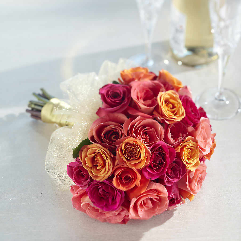 Sweet Roses Bouquet –  Gathered Blooms By Emily, Fairburn GA