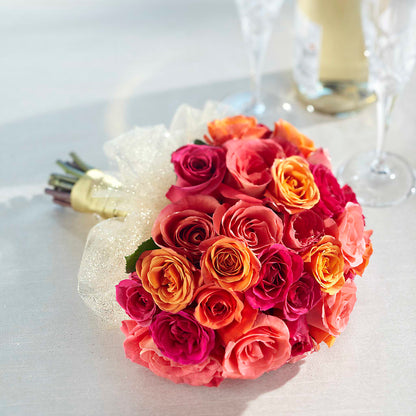 Sweet Roses Bouquet –  Gathered Blooms By Emily, Fairburn GA