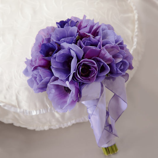 Purple Passion Bouquet  –  Gathered Blooms By Emily, Fairburn GA