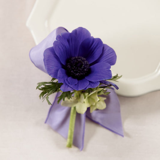 Purple Passion Boutonniere –  Gathered Blooms By Emily, Fairburn GA