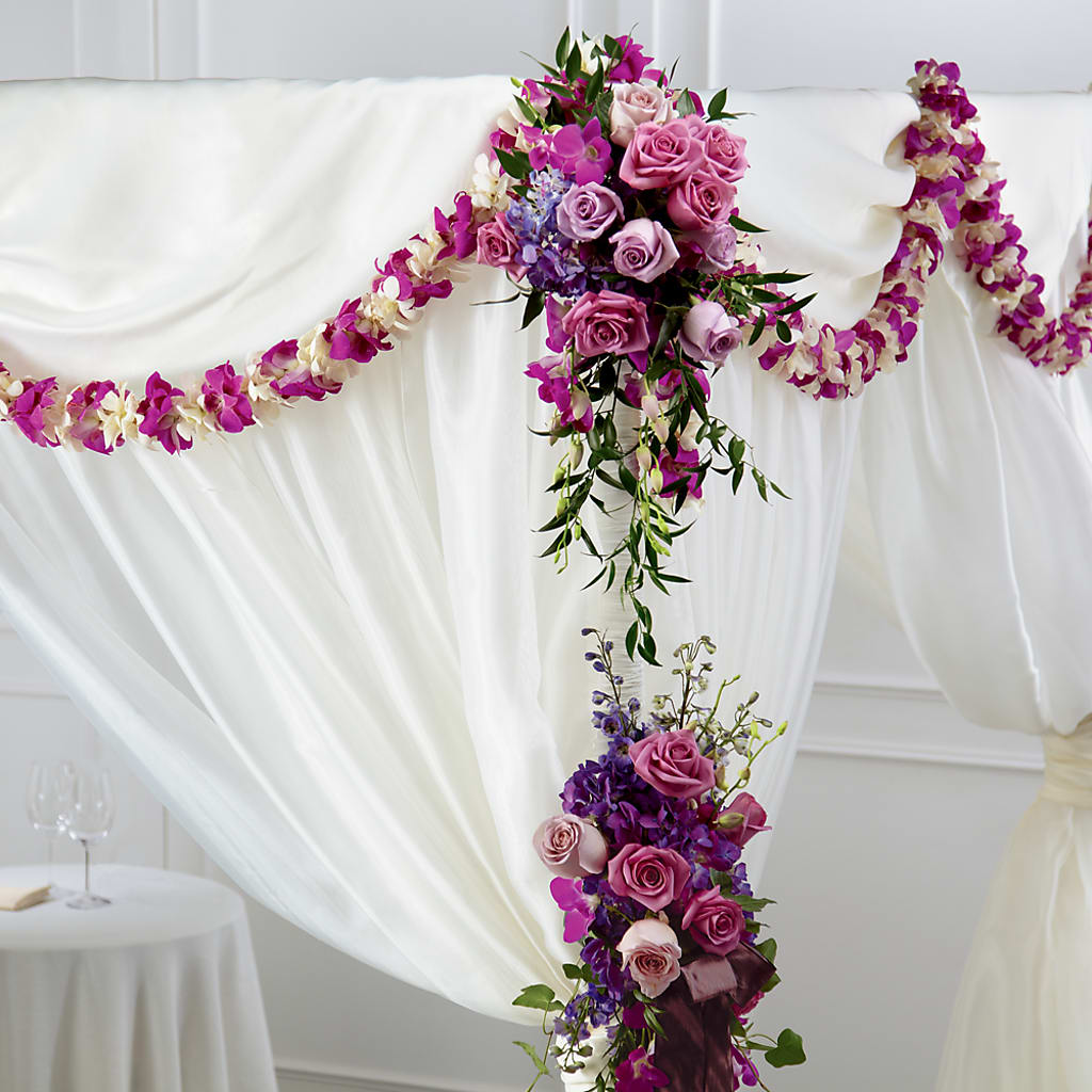 Color & Light Chuppah Decor –  Gathered Blooms By Emily, Fairburn GA