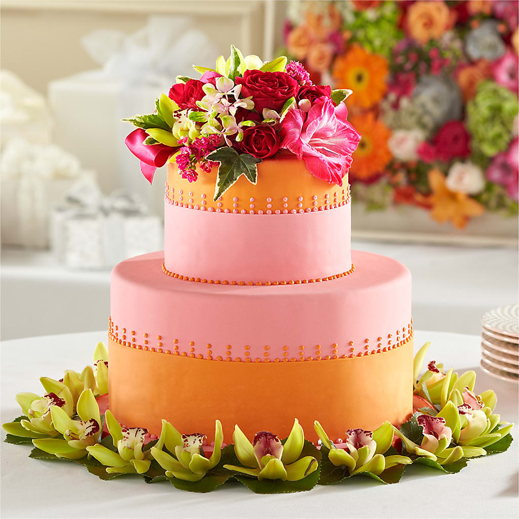 Sweet Citrus Cake Decor –  Gathered Blooms By Emily, Fairburn GA