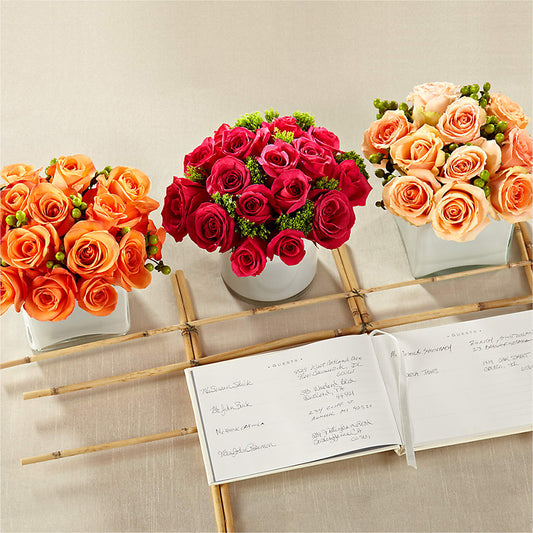 Dawn Rose Centerpiece –  Gathered Blooms By Emily, Fairburn GA