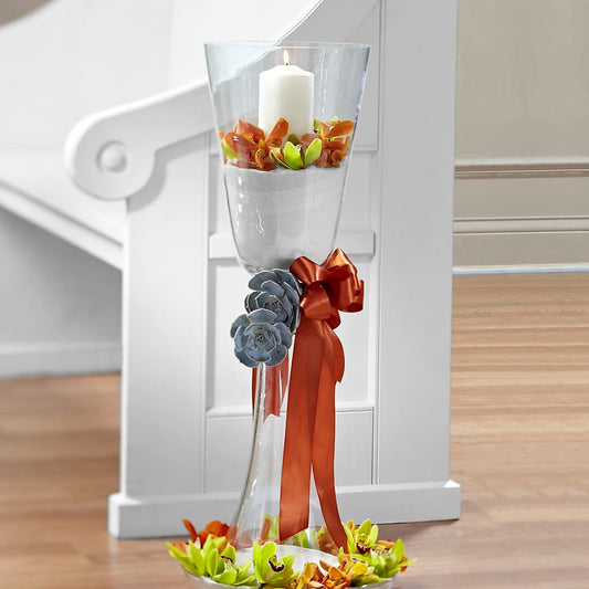 Matrimony Pew Decor –  Gathered Blooms By Emily, Fairburn GA
