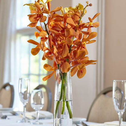 Orange Mokara Bud Vase –  Gathered Blooms By Emily, Fairburn GA
