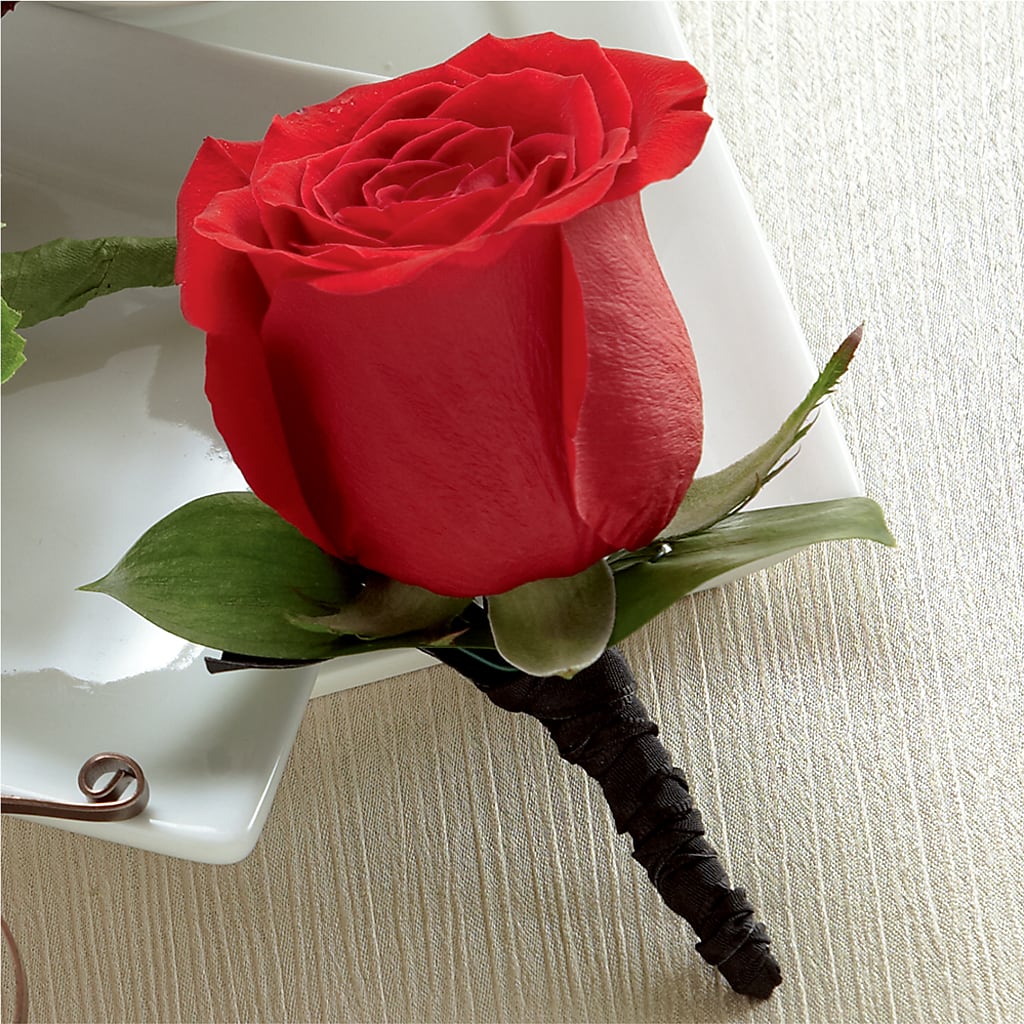 Red Rose Boutonniere –  Gathered Blooms By Emily, Fairburn GA