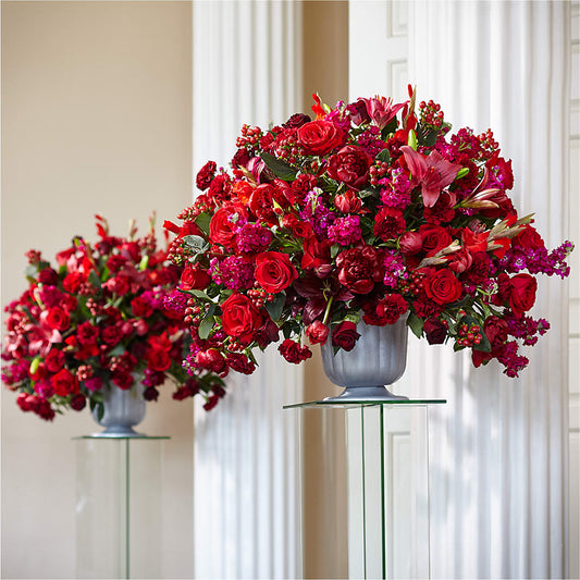 Love & Honor Arrangement –  Gathered Blooms By Emily, Fairburn GA