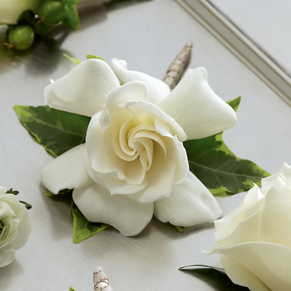 Gardenia Boutonniere –  Gathered Blooms By Emily, Fairburn GA